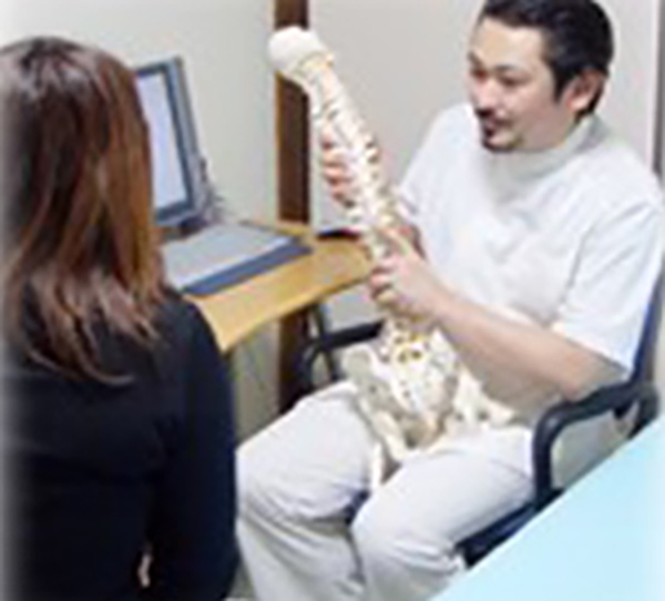 1.まずその症状を詳しくお聞きします。